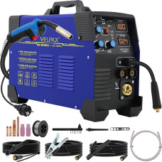 200 Amp MIG MAG Welding Machine MIG/Lift TIG/Stick MIG Fully Synergic 3-in-1 Combination Device, MIG/Stick MIG, with 0.8 mm Wire, Electrode Welding Function