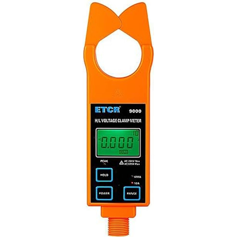 Stromzange, Drahtlose Klammerammeter hochpräzise Hoch- und Niederspannungsstrommessgerät Handheld AC. Aktuelles digitales Klemmmesser ETCR9000.