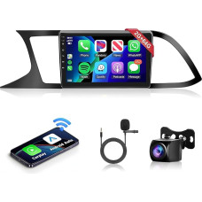 2G + 64G belaidis Carplay Android 13 automobilinis radijas 2 DIN Seat Leon MK3 2013-2019 9 colių automobilinis radijas su Android automobiline navigacija GPS WiFi Mirror Link Bluetooth FM/RDS radijas DAB/OBD/DVR/EQ/SWC Reversing