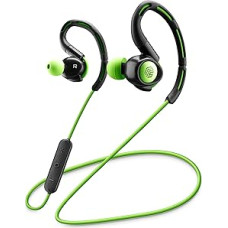Music Sound ATHLETY Bluetooth Headset for Sports with IPX4 Certification and Flexible Headband - Green