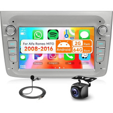 2G ir 64G 7 colių automobilinis radijo imtuvas Alfa Romeo MITO 2008-2016 m. su 