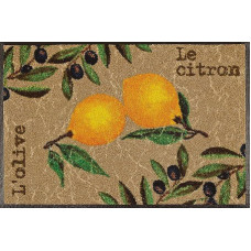 skalbimas+džiovinimas 051879 Kilimėlis prie durų 50 x 75 cm Le Citron motyvas