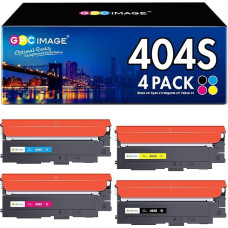 CLT-P404C Tonerkartusche Kompatibel für Samsung CLT-K404S C404S Y404S M404S Toner für Xpress SL C480W C480FW C430W C480FN C480 C430 C48X C43X Series (Schwarz Cyan Gelb Magenta, 4 vnt.)