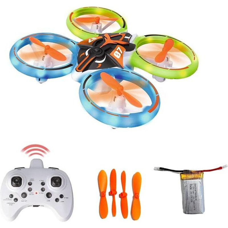 Neon Evo Drone - Drone for Children with Neon + 14 Years | Drone with Camera | Drone for Kids | Mini Drone for Children | For Outdoor and Indoor Use