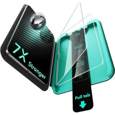 ESR Pack of 2 Armorite Screen Protectors for iPad Air 11 Inch M3/M2 (7th/6th Generation, 2025/2024), 9H Tempered Glass Screen Protector with UltraFit Shelf, Military Standard Protection