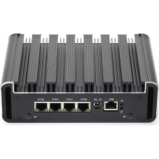 Jasper Lake Celeron N5105 Quad Core Firewall Micro Appliance, Mini PC, Nano PC, Maršrutizatorius PC su 8G RAM 128G SSD, 4 RJ45 2.5GBE prievadai AES-NI Suderinamas su pfsense opnsense...