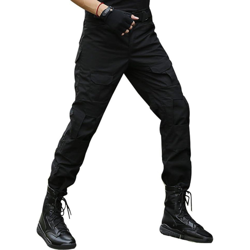 BWBIKE vyriškos taktinės karinės kelių pagalvėlės darbo kelnės