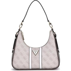 GUESS Noreen Dove Logo Top Zip Shoulder Bag, dove