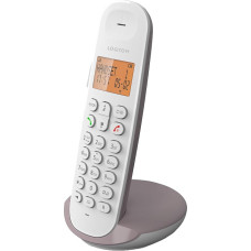 Logicom ILOA 150 Cordless Landline Telephone without Answering Machine - Solo - Analog and DECT Phones - Taupe
