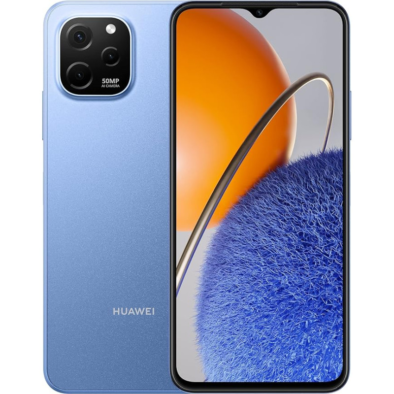 HUAWEI nova Y61, 3x AI kamera, 50 MP, 22,5 W SuperCharge, mėlyna