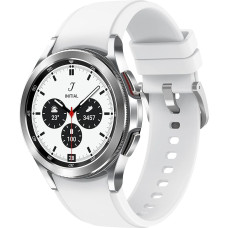 Samsung Galaxy Watch4 Classic, Round LTE Smartwatch, Wear OS, Rotating Bezel, Fitness Watch, Fitness Tracker, 42 mm, Silver