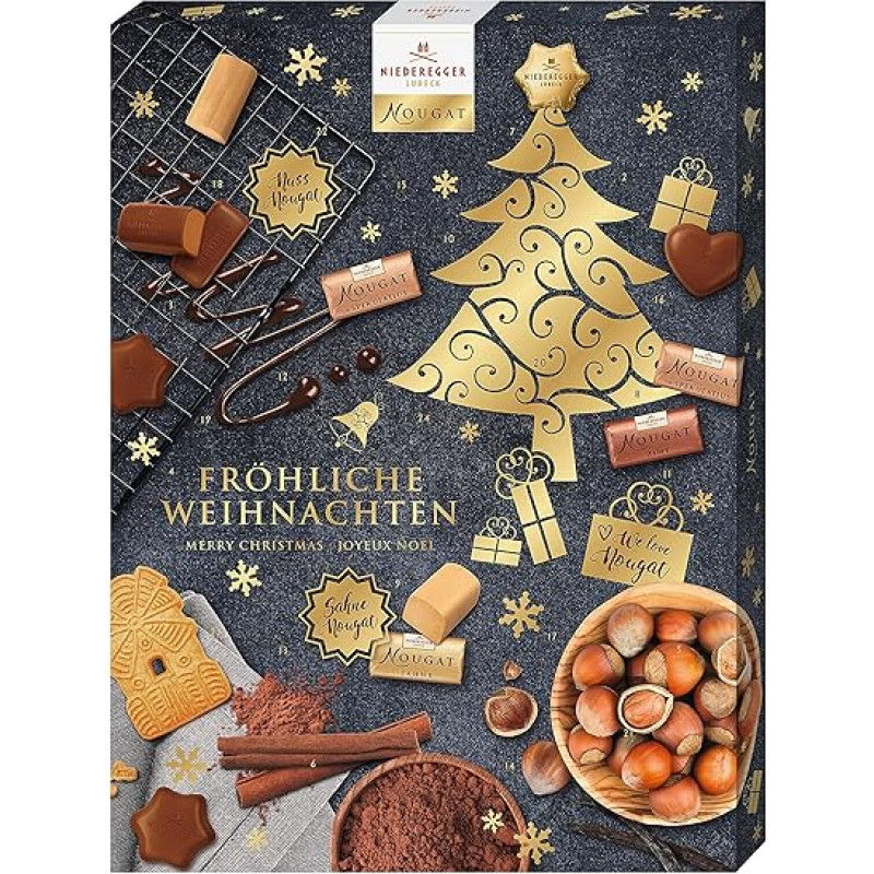 Niederegger Nougat Advent Calendar with Nougat Specialities 500 g