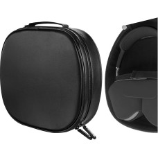 Geekria Headphone Bag Compatible with AirPods Max, Soft Shell Replacement Bag, Travel Carrying Case with Cable Storage, Black