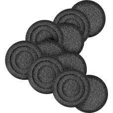 XBERSTAR Replacement Foam Ear Pads for Jabra Evolve 65 Headphones Cushion Cover Cushion for Jabra Evolve 20 20se 30 30II 40 65 65+ 5 Pairs Sponge Ear Pads