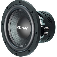 ETON PW 8: Powerful 20 cm / 8 Inch Long Stroke Woofer, Bass for Car, Bass Speaker with Ferrite Magnet, Handmade Paper Diaphragm, 2 x 2 Ohm Dual Voice Coil, 400 Watt