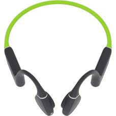 CREATIVE Outlier Free+ Wireless Bone Conduction Headphones with Adjustable Transducers, IPX5 Sweat and Splash Protection, Up to 10 Hours Battery Life (Grey and Lime Green)