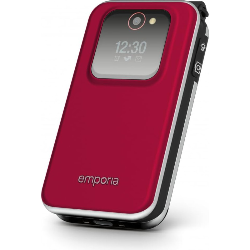 Emporia - JOY LTE - Big Button 4G FLIP Mobile Phone, Ideal for Elderly People - Unlocked Large 2.8