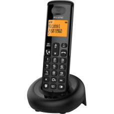 Alcatel E260 Black - Cordless DECT Phone: Compact Design, Attractive Colours, Large Backlit Display, Hands-Free Calls, Blocking Unwanted Calls