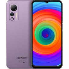 Ulefone Android 12 4G Smartphone without Contract Note 14 (64GB), 3 Card Slot, Quad Core 4GB + 64GB, Dual SIM Mobile Phone, 6.52 Inch HD+, 8MP + 13MP Camera, 4500 mAh Battery, Face Unlock GPS Purple