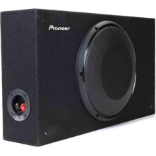 Pioneer TS-A2500LB Passive Subwoofer, Powerful Enclosure Subwoofer with 1200W Maximum Power, 25 cm, IMPP Membrane, Black, Continuous Output 300 W