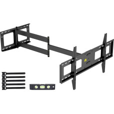 FORGING MOUNT TV Wall Mount with 1090 mm Long Arm Swivelling Tilting TV Mount for 50-90 Inch Flat & Curved TVs or Monitors up to 50 kg, Max VESA 800 x 400 mm