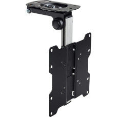 KUMA TV Halterung - Tilt Swivel Down VESA Halterung für Kurven- und Flachbildfernseher - Universal Flip Down Wandhalterung 17