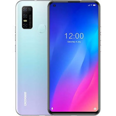 Smartphone without contract, Doogee N30 mobile phone (4 GB + 128 GB), Android 10, 6.55 inch HD+ perforated screen, dual SIM + dedicated SD card 256 GB, 4500 mAh battery, 16 MP AI, GPS