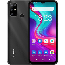 Android 11 Smartphone without Contract DOOGEE X96, Octa Core 2GB + 32GB, 5400mAh Battery, 8MP Three Camera, 6.52 Inch Waterdrop Screen, Mobile Phone Dual SIM + SD (3 Slots), Fingerprint GPS, Black