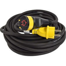 Extension Cable Construction Site 16A+T with Hinged Cover, IP44 Cable HO7RN-F 3G1.5 mm², Length 5 m