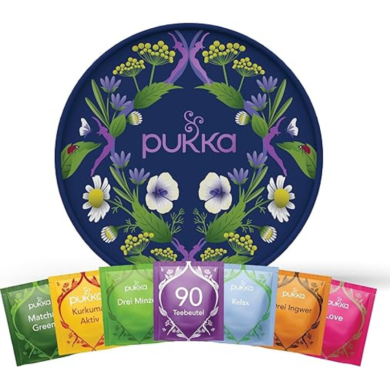 Pukka Tea Gift Set, Premium Selection Organic Tea Box 