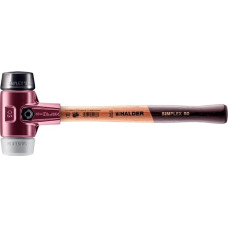 Simplex Schonhammer, TPE-mid / Gummikomposition; mit Tempergussgehäuse und hochwertigem Holzstiel | D=50 mm | 3023.050