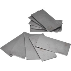 uxcell 2x4 inch Mild Steel Welding Plate, 11 Gauge Welding Exercises and Training for MIG, TIG, ARC, Gas, Stick, 24 Pack