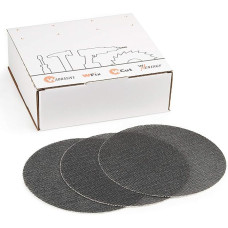 Wabrasive Velcro Sanding Paper, Sanding Discs, Sanding Grids – Suitable for Ceiling Sanders, Drywall Sanders and Disc Sander – Diameter 225 mm