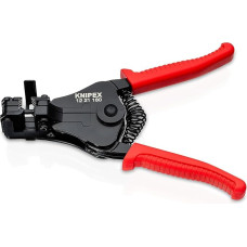 Knipex 12 21 180 SB Insulation Strippers with Adapted Blades in Blister Packaging, Red/Black, 180 mm