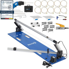 BAUTEC GAZELLE 2 polistireninio putplasčio pjaustyklė 2 Stalo prietaisas 200 W + STYROCUTTER 250 W (nuolatinis veikimas) Profesionalus rinkinys: 10 pjovimo laidų, 2 šlifavimo rėžtukai, 6 stirograužtai, peilių rinkinys, pjovimo ilgis 1 300 mm