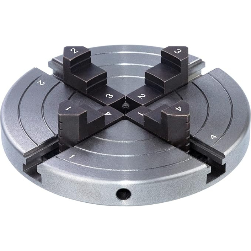 DEEFIINE 152 mm Jaw Chuck Wood Lathe Chuck 1 x 8TPI 4-Jaw Self-Centring Chuck Lathe Chuck for Lathe Bench (K06A1)