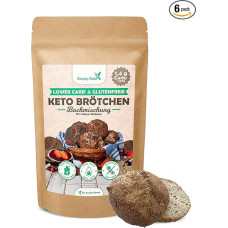 Simply Keto Lower Carb* Bun Baking Mix (340 g) - Makes 6-10 Keto Rolls - Only 2.5 g Carbohydrates per Roll - Suitable for Lower Carb*, Paleo & Ketogenic Diet