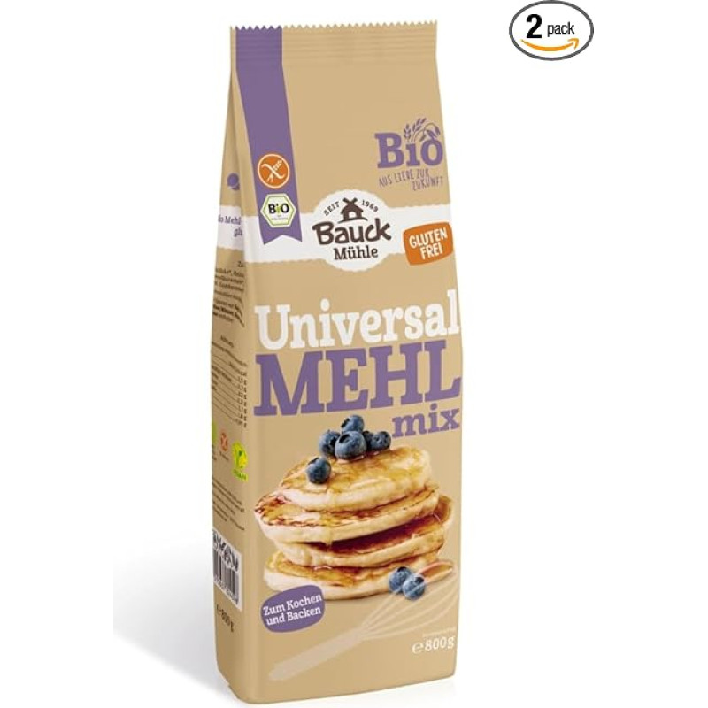 Flour Mix Universal Gluten-Free Organic 2 x 800 g