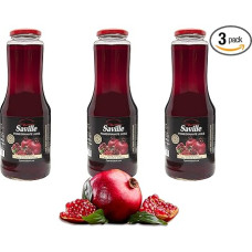 Saville Granatų sultys / 100% granatų sultys / Motinos sultys / Granatų sultys 3 Fl. x 1 litras