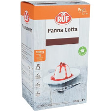 RUF Panna Cotta be virimo, tradicinis itališkas desertas, skirtas patiekti su vaisių padažu stiklinėje ar puode, skirtas švediško stalo ar meniu, didmeninė pakuotė, 1x1000g