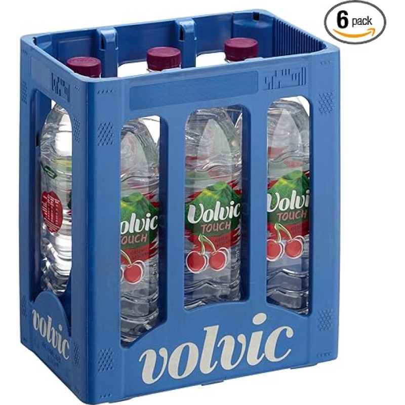 Volvic Touch Cherry Flavour Disposable (6 x 1.5 L)