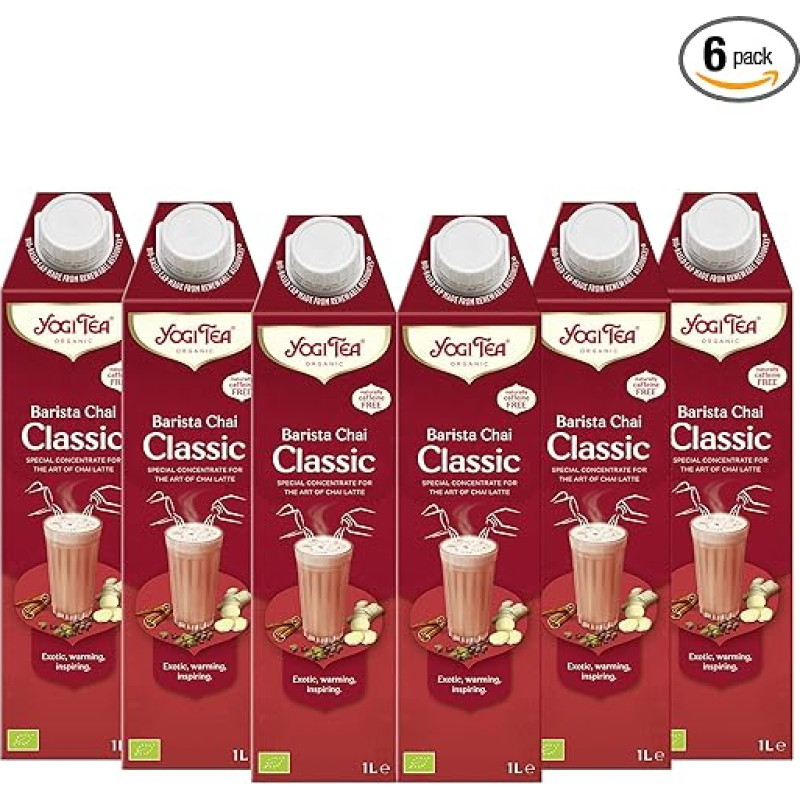 Yogi Tea Yogi Tea Barista Chai Organic 6 x 1000 ml