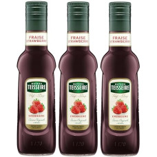 Mathieu Teisseire Drink Syrup Strawberry 0.25 L Cocktails (Pack of 3)