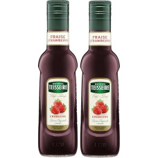 Mathieu Teisseire Gėrimų sirupas braškių 0,25 l Kokteiliai (2 pakuotės)