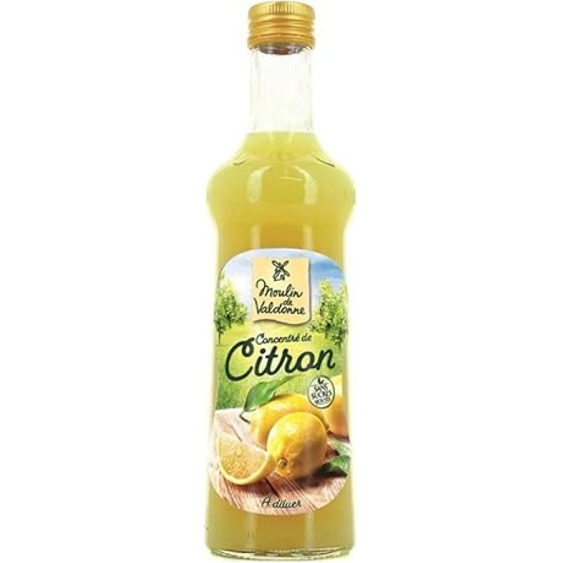 Moulin de Valdonne Concentré de Citron à Diluer 70cl (lot de