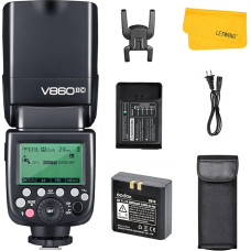 Godox Ving V860II-C TTL Flash 2.4G Wireless E-TTL II Li-on Battery Camera Flash Speedlite for Canon Camera 6D 50D 60D 1DX 580EX II 5D Mark II III + LETWING Lens Cloth (V860II-C)