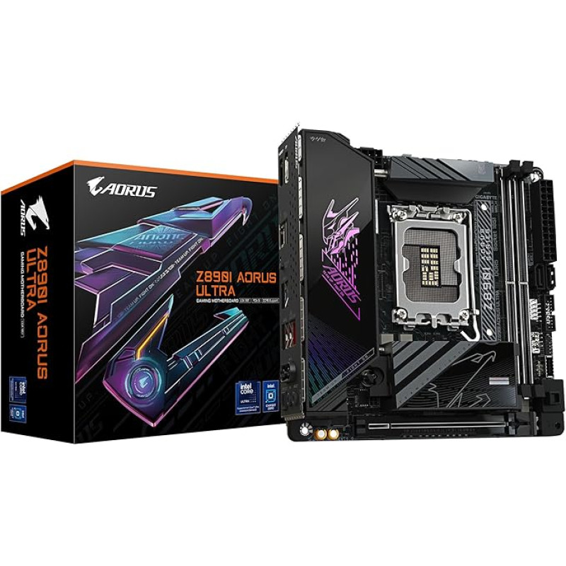 GIGABYTE Z890I AORUS Ultra pagrindinė plokštė - palaiko 