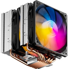 UPhere Gaming ARGB High Performance CPU Air Cooler, CPU Cooler with 6 Heatpipes, Dual 120mm PWM Fan, PC Cooling for Intel LGA 2011/2066 (X79/X99 Motherboard) and AMD AM4/AM5, D6SEC