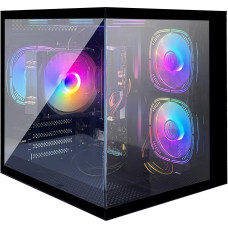 suevery Gaming PC AMD Ryzen 5 3500U (8 Threads 3.7GHz), 16GB DDR4 RAM, 512GB SSD, WiFi & Bluetooth, Windows Desktop Computer for Gaming, Office & Home Office