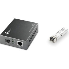 TP-Link MC220L Converter GBit LC with SFP + DIGITUS Gigabit SFP Module, Mini GBIC, Multimode, LC Duplex, 850 nm, 550 metres, 1.25 Gbit/s